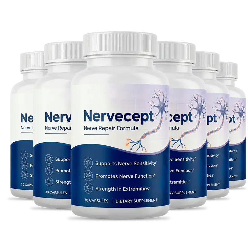 Nervecept 6 bottle package, 180 day supply, best value